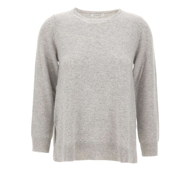 KANGRA Maglia in misto lana e cashmere GREY Donna 