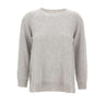KANGRA Maglia in misto lana e cashmere GREY Donna 