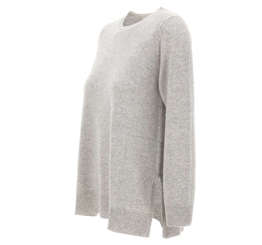 KANGRA Maglia in misto lana e cashmere GREY Donna 