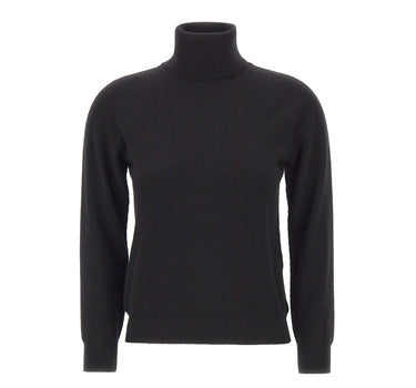 KANGRA Dolcevita in lana e cashmere BLACK Donna 