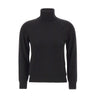KANGRA Dolcevita in lana e cashmere BLACK Donna 