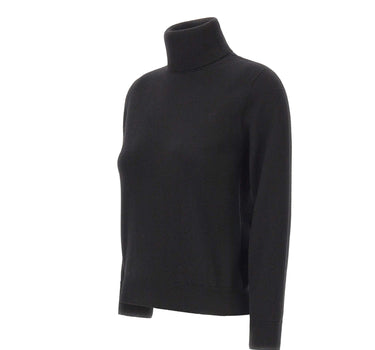 KANGRA Dolcevita in lana e cashmere BLACK Donna 
