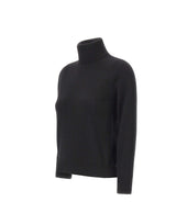 KANGRA Dolcevita in lana e cashmere BLACK Donna 