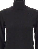 KANGRA Dolcevita in lana e cashmere BLACK Donna 
