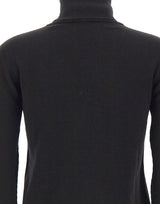 KANGRA Dolcevita in lana e cashmere BLACK Donna 