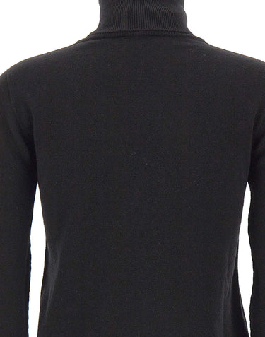 KANGRA Dolcevita in lana e cashmere BLACK Donna 