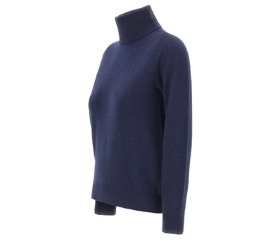KANGRA Dolcevita in lana e cashmere BLUE Donna 
