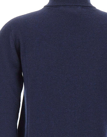 KANGRA Dolcevita in lana e cashmere BLUE Donna 