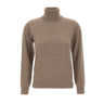 KANGRA Dolcevita in lana e cashmere BROWN Donna 