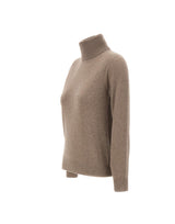 KANGRA Dolcevita in lana e cashmere BROWN Donna 