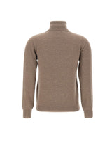 KANGRA Dolcevita in lana e cashmere BROWN Donna 
