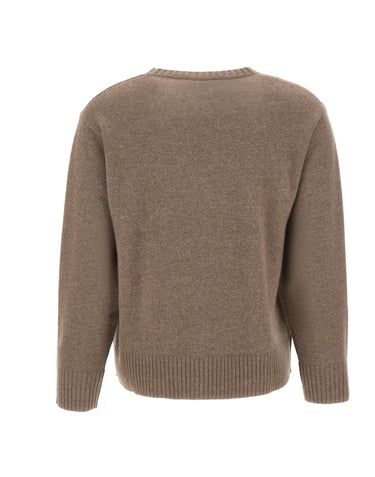 KANGRA Maglia in lana e cashmere BROWN Donna 
