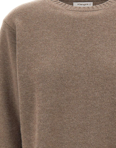KANGRA Maglia in lana e cashmere BROWN Donna 