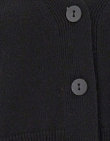 KANGRA Cardigan in lana e cashmere BLACK Donna 