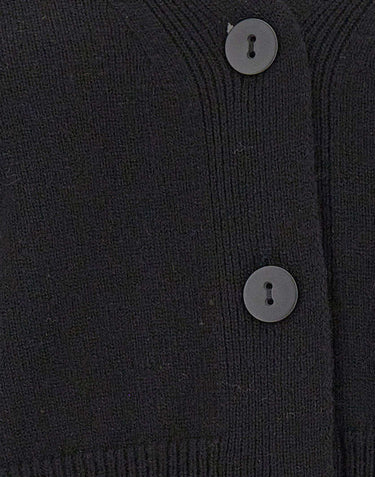 KANGRA Cardigan in lana e cashmere BLACK Donna 