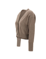 KANGRA Cardigan in lana e cashmere BROWN Donna 
