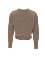 KANGRA Cardigan in lana e cashmere BROWN Donna 