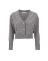 KANGRA Cardigan in lana e cashmere GREY Donna 