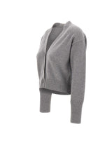 KANGRA Cardigan in lana e cashmere GREY Donna 