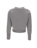 KANGRA Cardigan in lana e cashmere GREY Donna 