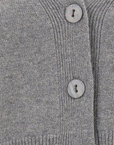 KANGRA Cardigan in lana e cashmere GREY Donna 