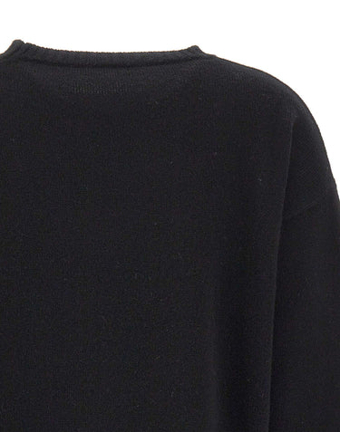 KANGRA Maglia in lana vergine BLACK Donna 