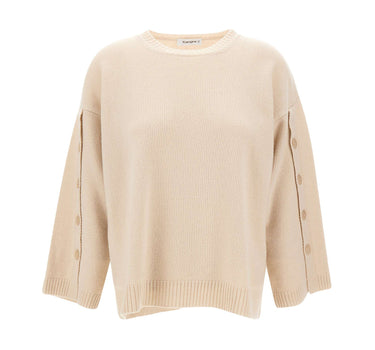 KANGRA Maglia in lana vergine BEIGE Donna 