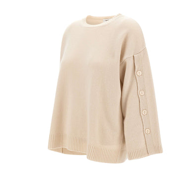 KANGRA Maglia in lana vergine BEIGE Donna 