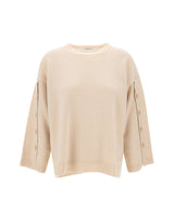 KANGRA Maglia in lana vergine BEIGE Donna 