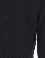 KANGRA Cardigan in lana vergine con strass BLACK Donna 