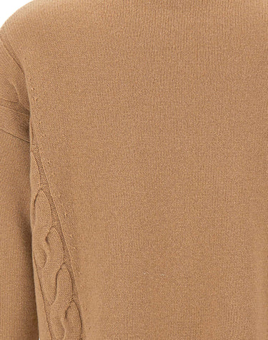 KANGRA Maglia in lana a collo alto BROWN Donna 