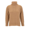 KANGRA Maglia in lana a collo alto BROWN Donna 