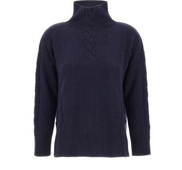 KANGRA Maglia in lana a collo alto BLUE Donna 