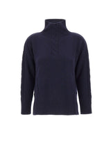 KANGRA Maglia in lana a collo alto BLUE Donna 