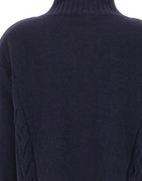 KANGRA Maglia in lana a collo alto BLUE Donna 