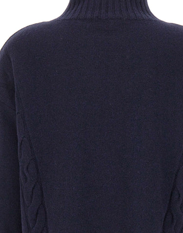 KANGRA Maglia in lana a collo alto BLUE Donna 