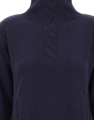 KANGRA Maglia in lana a collo alto BLUE Donna 