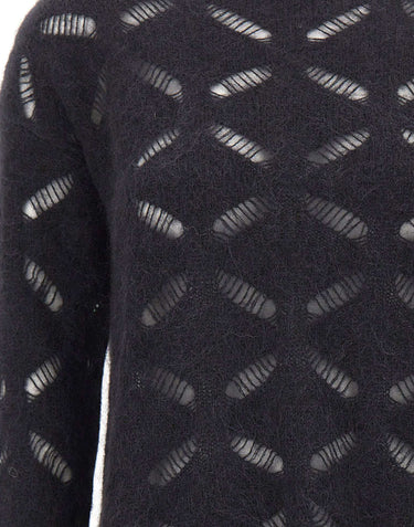 KANGRA Maglia in misto alpaca BLUE Donna 