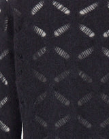 KANGRA Maglia in misto alpaca BLUE Donna 
