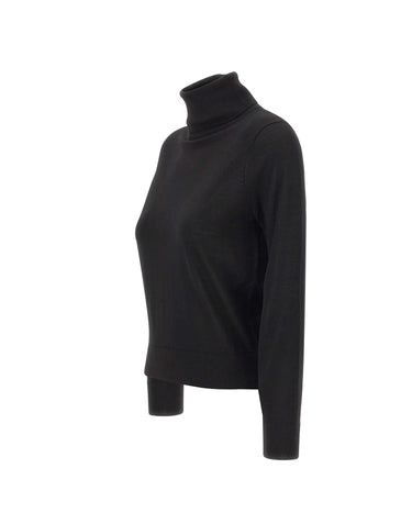 KANGRA Maglia collo alto BLACK Donna 