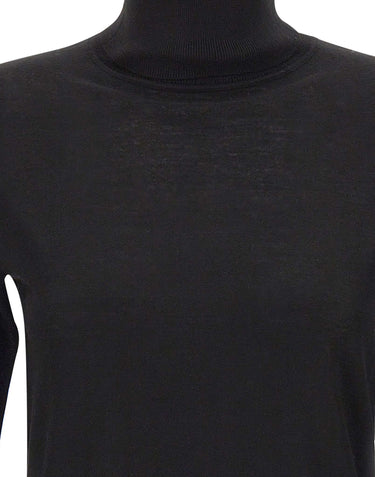 KANGRA Maglia collo alto BLACK Donna 