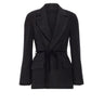 KAOS Blazer in tessuto effetto scamosciato BLACK Donna 