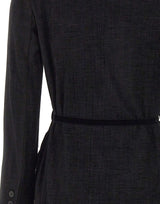 KAOS Blazer in tessuto effetto scamosciato BLACK Donna 