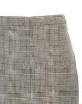 KAOS Minigonna a quadri con volant GREY Donna 