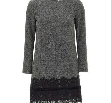 KAOS Abito con pizzo GREY Donna 