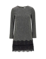 KAOS Abito con pizzo GREY Donna 