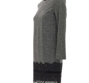 KAOS Abito con pizzo GREY Donna 