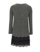 KAOS Abito con pizzo GREY Donna 