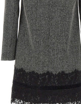KAOS Abito con pizzo GREY Donna 