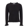 KAOS Maglia in lana con ruches BLACK Donna 